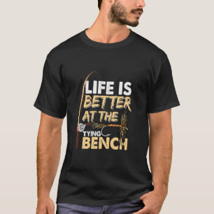 Camiseta Mosca de pesca con mosca seca Mosca atada Trucha m