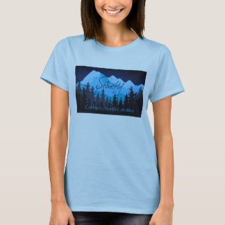 Camiseta Mosca de piedra de la cresta azul de medianoche