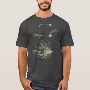 Camiseta Mosca de trucha marrón de pesca mosca de ligamento