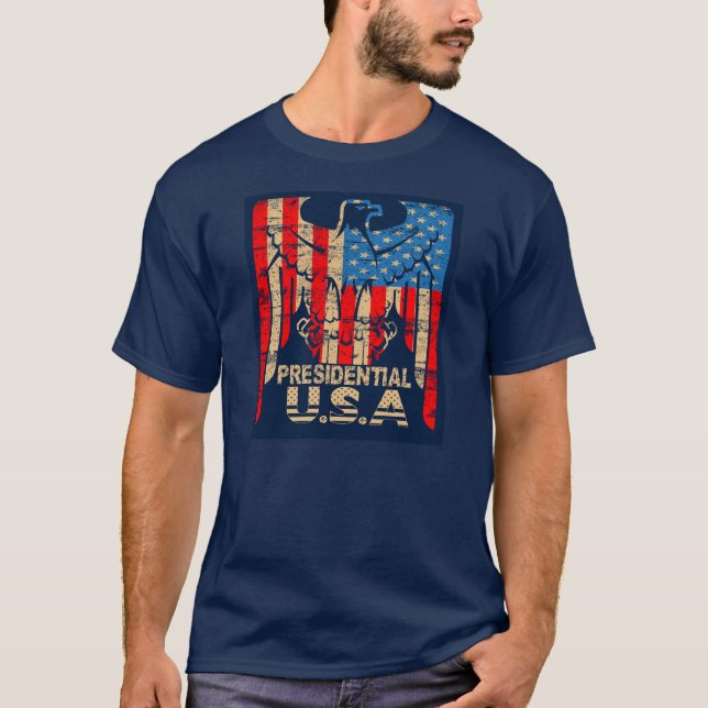 CAMISETA MOSCA PRESIDENCIAL DE LOS E.E.U.U. EAGLE (Anverso)