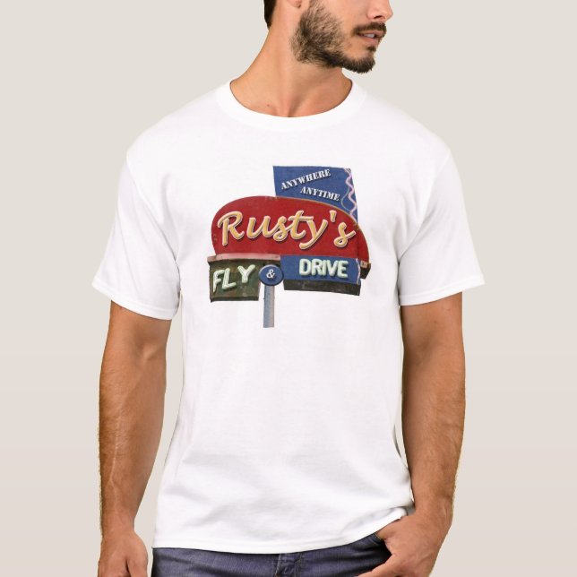 Camiseta Mosca y impulsión oxidadas (Anverso)