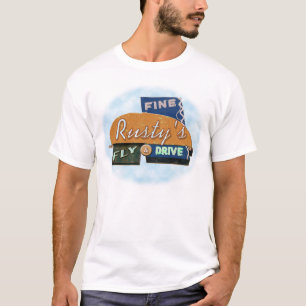 Camiseta Mosca y impulsión oxidadas - grandes