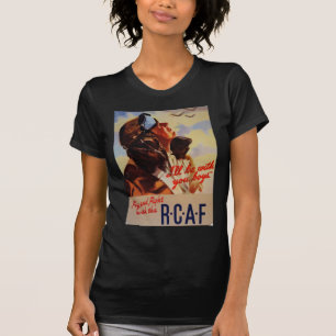 Camiseta Mosca y lucha con el RCAF