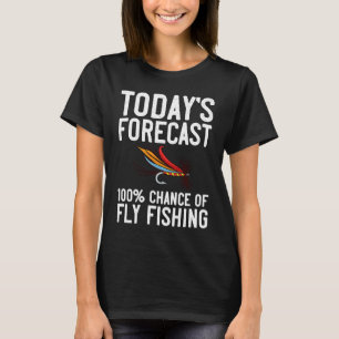 Camiseta Moscas de pesca con mosca caña cebo carrete señuel