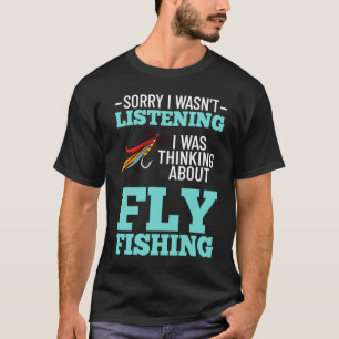 Camiseta Moscas de pesca con mosca caña cebo carrete señuel