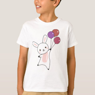 Camiseta Moscas Hirsch Con Globos Animales Dulces Para Niño