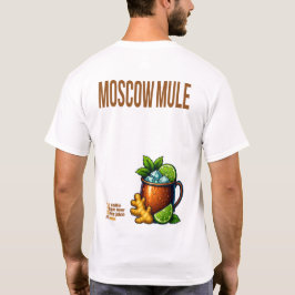 Camiseta Moscow Mule T-Shirt – Classic Copper Mug Cocktail
