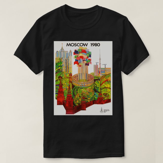 Camiseta Moscú Olímpica 1980 (Diseño del anverso)