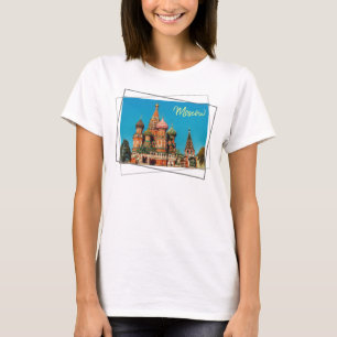 Camiseta Moscú Plaza Roja San Basilio Rusia