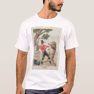 Camiseta Mose en California: Sistema-con a un oso (1475)