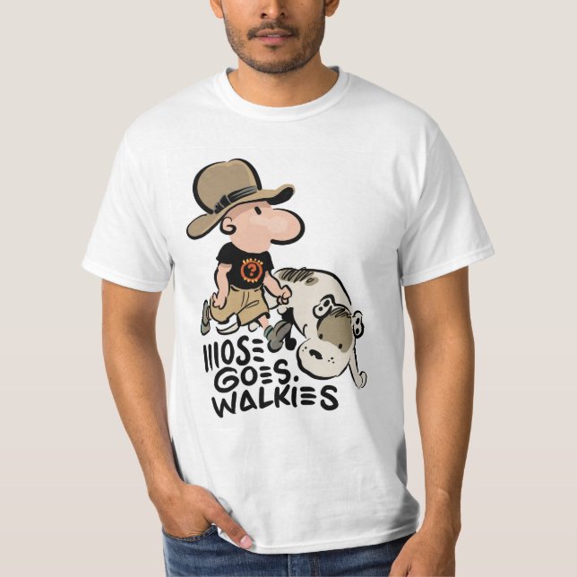 Camiseta Mose Goes Walkies Tee Shirt (Anverso)