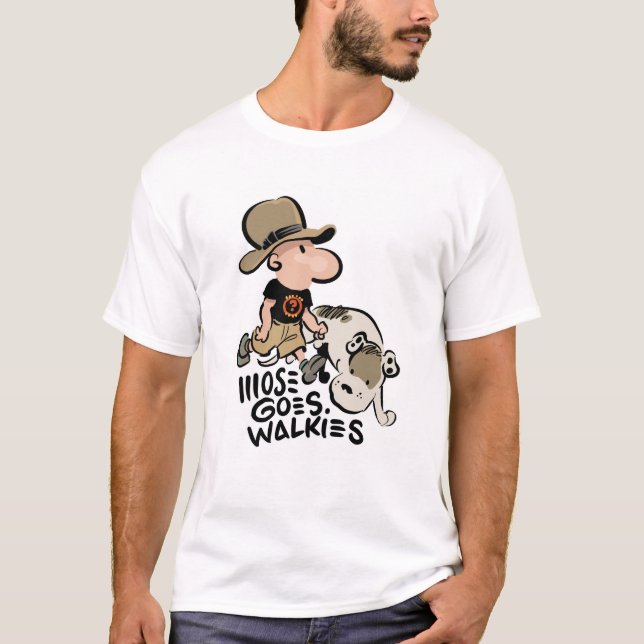 Camiseta Mose Goes Walkies Tee Shirt (Anverso)