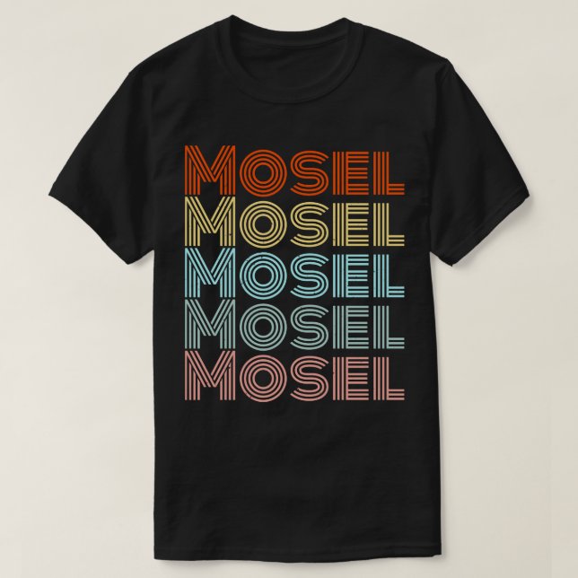 Camiseta Mosel Retro Style Pflzer Moselaner (Diseño del anverso)