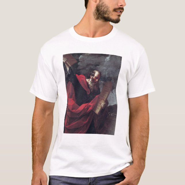 Camiseta Moses con las tabletas de la ley (Anverso)