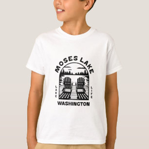 Camiseta Moses Lake Washington al aire libre Vintage 1
