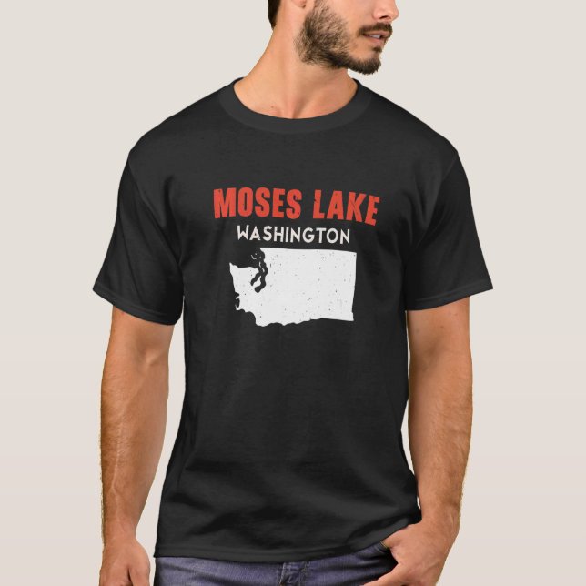 Camiseta Moses Lake Washington State America Travel (Anverso)