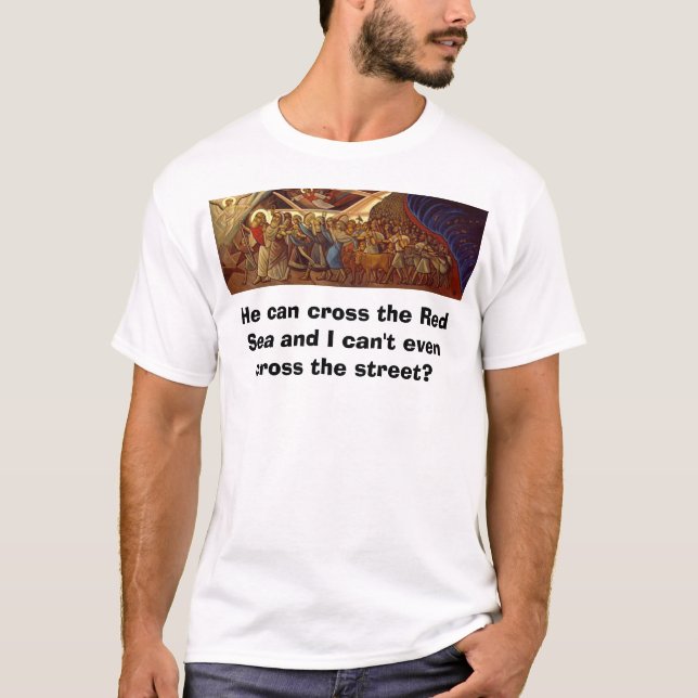 Camiseta Moses que cruza el Mar Rojo (Anverso)
