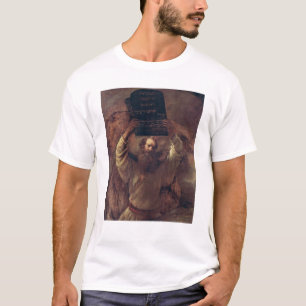Camiseta Moses que rompe las tabletas de la ley, 1659