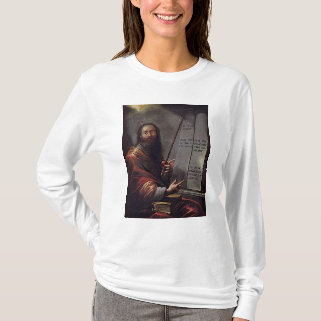 Camiseta Moses y las tabletas de la ley (Anverso)