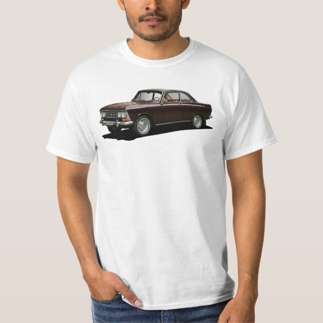 Camiseta Moskvitch 408 Elite GT Coupé (Anverso)