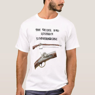 Camiseta Mosquete de rifle Kammerbüchse austríaco M1849 Gue