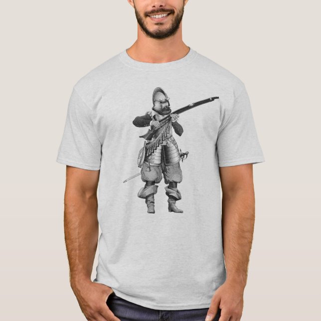 Camiseta Mosquetero del siglo XVII (Anverso)