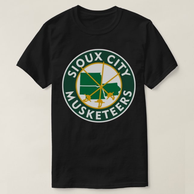 Camiseta Mosqueteros de la ciudad de Sioux Pullover Hoodie (Diseño del anverso)