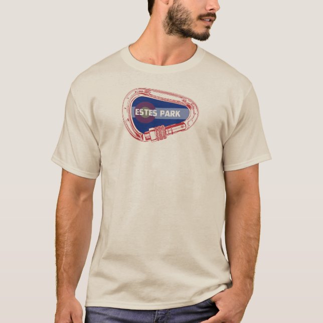 Camiseta Mosquetón para escalar Estes Park (Anverso)