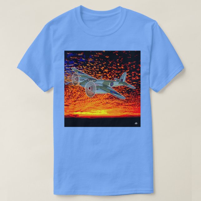 Camiseta Mosquito al atardecer (Diseño del anverso)