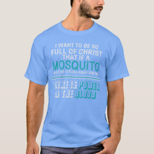 Camiseta Mosquito Cristiano Biblia Chiste Meme Citas Christ