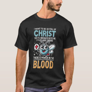 Camiseta Mosquito Cristiano Chistes Divertidos De Broma Rel