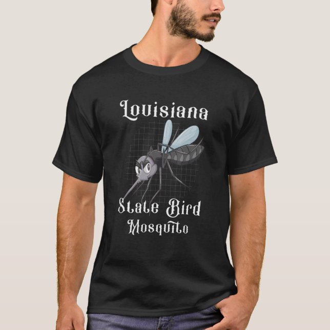 Camiseta Mosquito de insecto de mosquito de ave del estado  (Anverso)