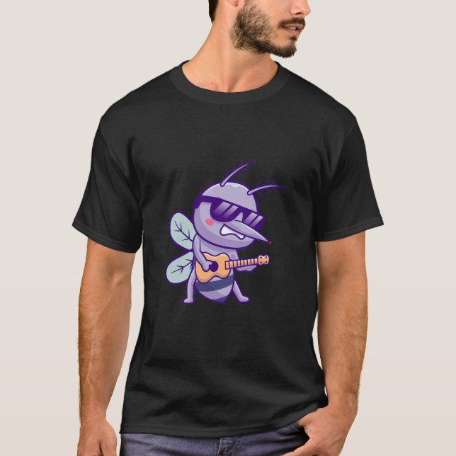 Camiseta Mosquito with a Guitar (Anverso)