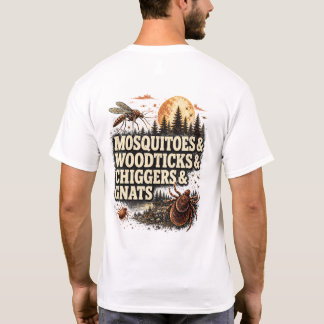 Camiseta Mosquitos Garrapatas Ácaros Mosquitos Del
