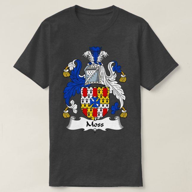 Camiseta Moss Coat of Arms Family Crest  (Diseño del anverso)