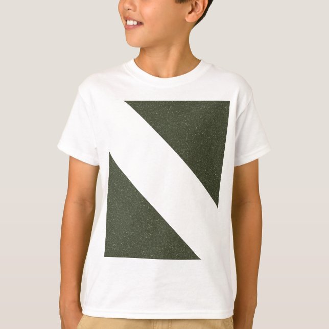 Camiseta Moss Green Bold Diagonal Kids Tee (Anverso)