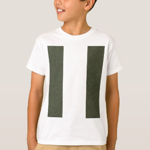 Camiseta Moss Green Twin Stripe Kids T-Shirt