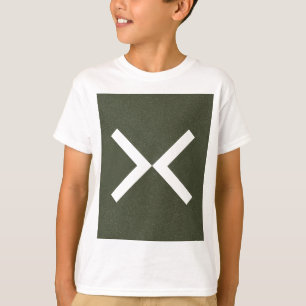 Camiseta Moss Green X Pattern Personalizado Kids Tee - Cami
