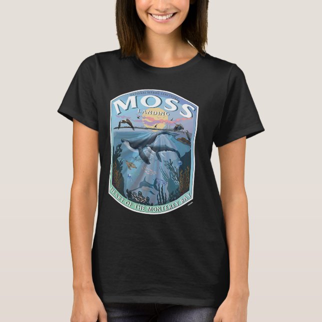 Camiseta Moss Landing California Monterey Heart of the Bay  (Anverso)