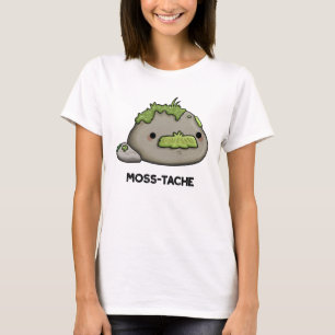 Camiseta Moss-tache Funny Mustache Pun