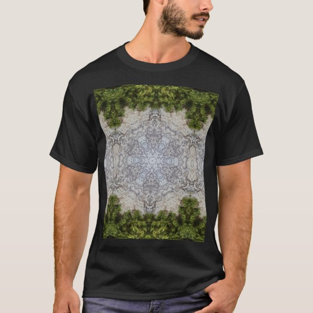 Camiseta Moss verdes y arte de la naturaleza terrestre (Anverso)