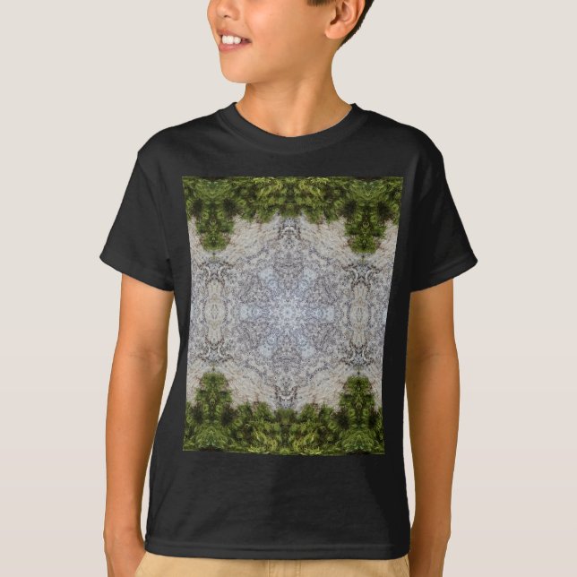 Camiseta Moss verdes y arte de la naturaleza terrestre (Anverso)