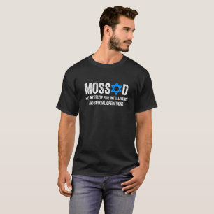 Camiseta Mossad El Instituto De Inteligencia Tee