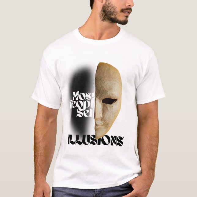 Camiseta Most People Sell Illusions | Men’s T-Shirt (Anverso)
