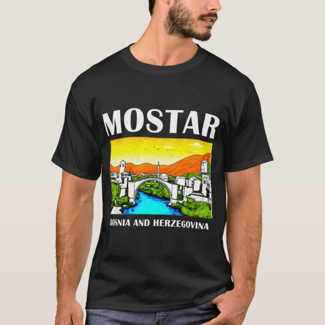 Camiseta Mostar Bosnia y Herzegovina (Anverso)