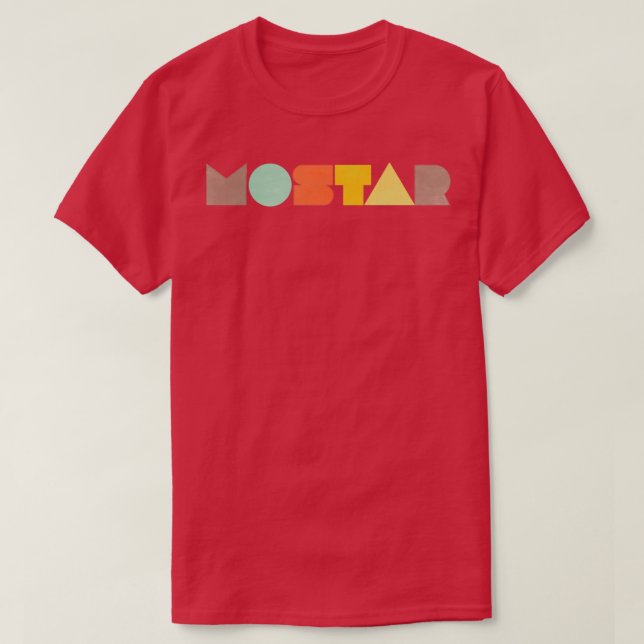 Camiseta Mostar Vintage (Diseño del anverso)