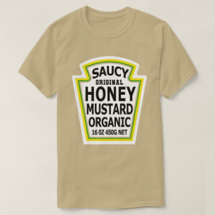 Camiseta mostaza miel Packet disfraces de Halloween