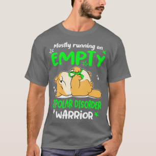 Camiseta Mostly Running On Empty Bipolar Disorder Warrior