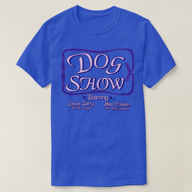 CAMISETA MOSTRACIÓN DE PERRO (Diseño del anverso)