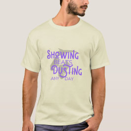 Camiseta Mostrando palos desgarrando